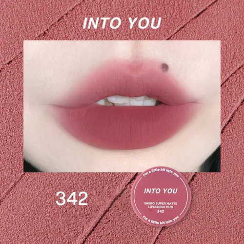 Son Kem Bùn Kiêm Má Hồng Dạng Hũ Into You Shero Super Matte Lip & Cheek Mud (Canned) 5g