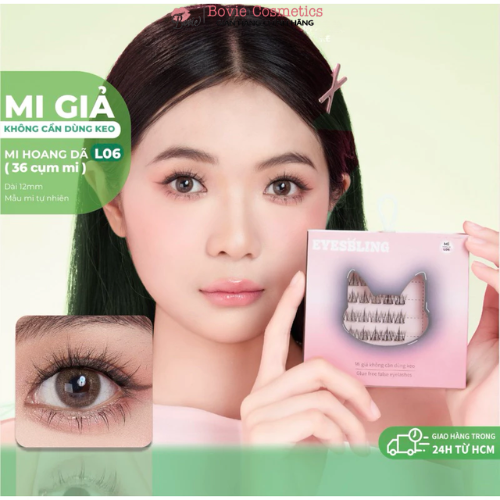 Mi giả tự dính không cần dùng keo EyesBling- thế hệ mới có thể tái sử dụng nhiều lần (bao bì mới cải tiến hơn)
