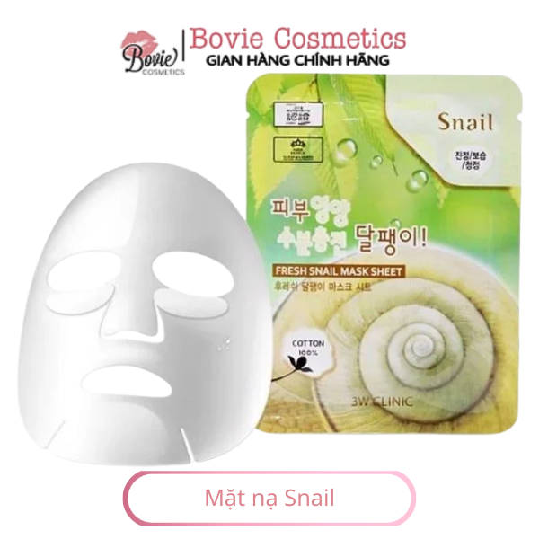 Mặt Nạ Giấy Dưỡng Da 3W CLINIC Fresh Mask Sheet