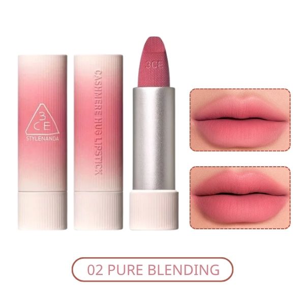 Son Thỏi Mịn Lì, Mềm Môi 3CE Cashmere Hug Lipstick 3.5g
