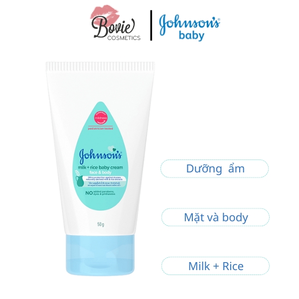Kem Dưỡng Ẩm Mặt Và Cơ Thể Johnson's Baby Face & Body