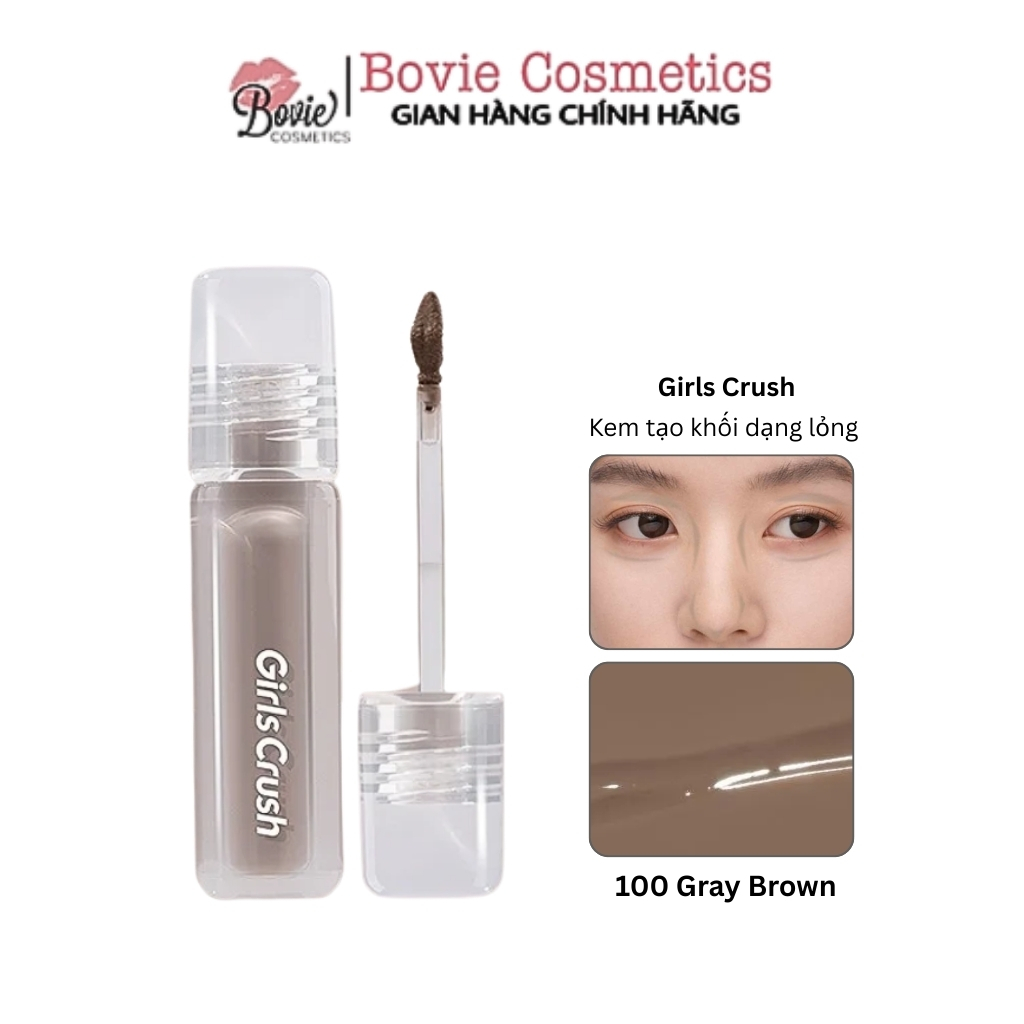 Kem che khuyết điểm, tạo khối và bắt sáng dạng lỏng Girls Crush Watery Velvet Liquid Concealer