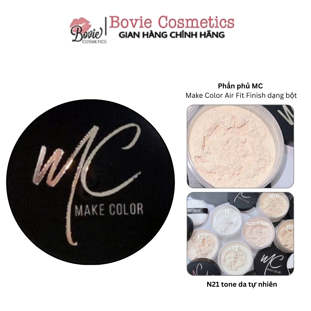 Phấn Phủ Bột Thủy Tinh 5in1 Mc Make Color Air Fit Finish Loose Powder 35g