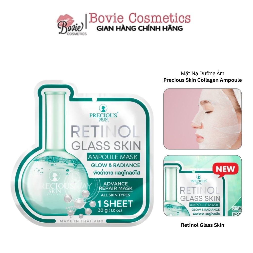 Mặt Nạ Dưỡng Trắng Da Precious Skin Collagen Moistfull Ampoule Mask