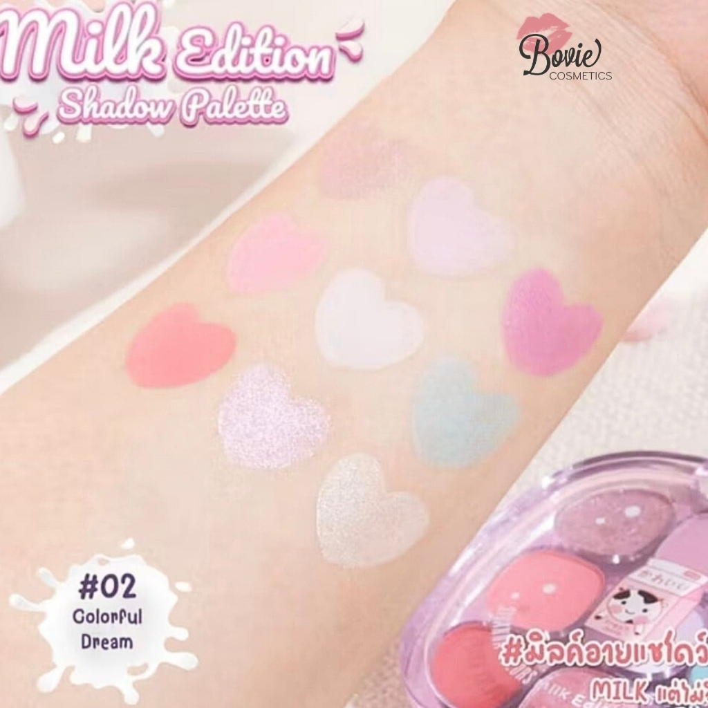 Bảng Phấn Mắt Sivanna Colors Milk Edition Eyeshadow Palette (HF742)