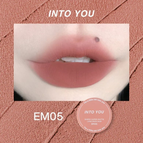 Son Kem Bùn Kiêm Má Hồng Dạng Hũ Into You Shero Super Matte Lip & Cheek Mud (Canned) 5g