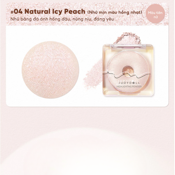JUDYDOLL Phấn Bắt Sáng Màu Sắp Lấp Lánh Quyến Rũ Highlighting Powder
