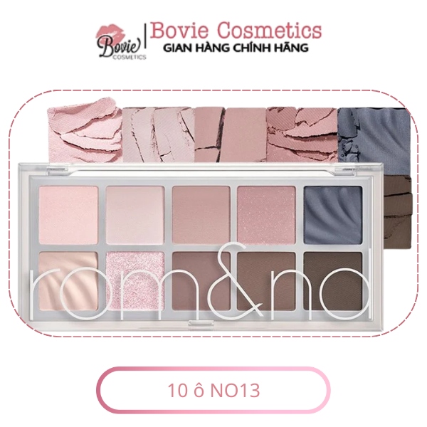 Bảng Phấn Mắt 10 Ô Siêu Lấp Lánh Romand Better Than Eye Palette