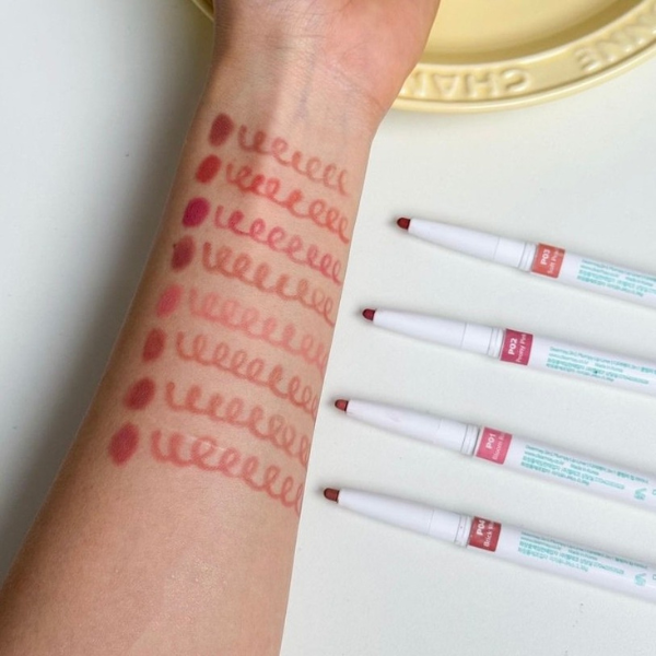 Chì kẻ viền môi hai đầu DEARMAY 2in1 Plumpy Lip Liner