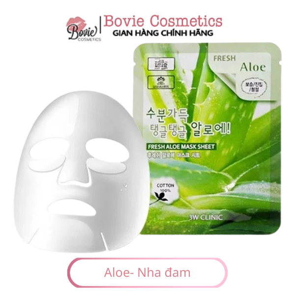 Mặt Nạ Giấy Dưỡng Da 3W CLINIC Fresh Mask Sheet