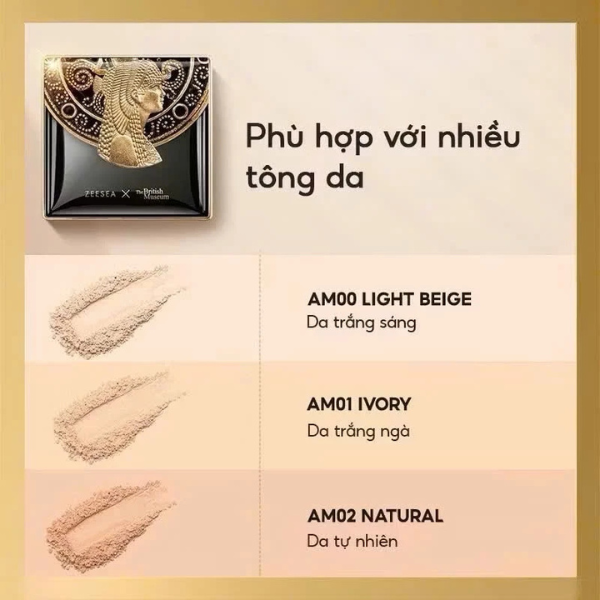 Phấn phủ trang điểm ZEESEA chống thấm nước kiềm dầu