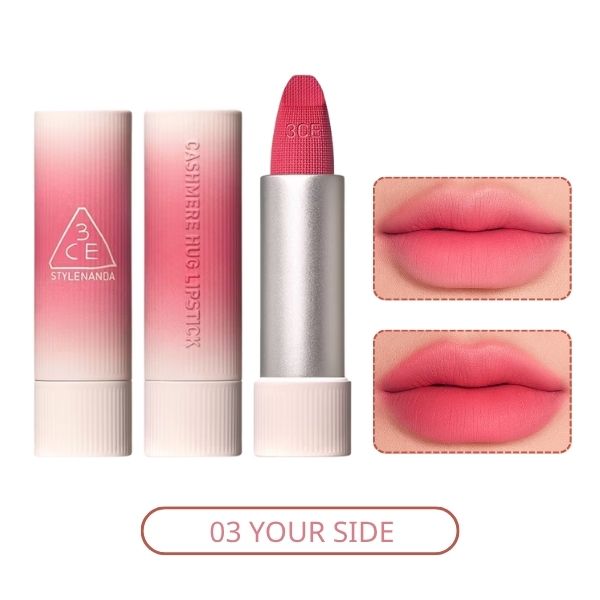 Son Thỏi Mịn Lì, Mềm Môi 3CE Cashmere Hug Lipstick 3.5g