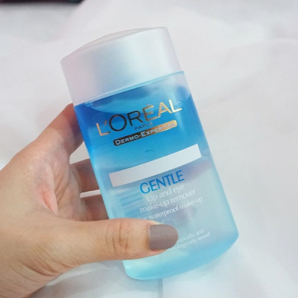 Nước Tẩy Trang Mắt Môi L'Oreal Gentle Lip & Eye Makeup Remover