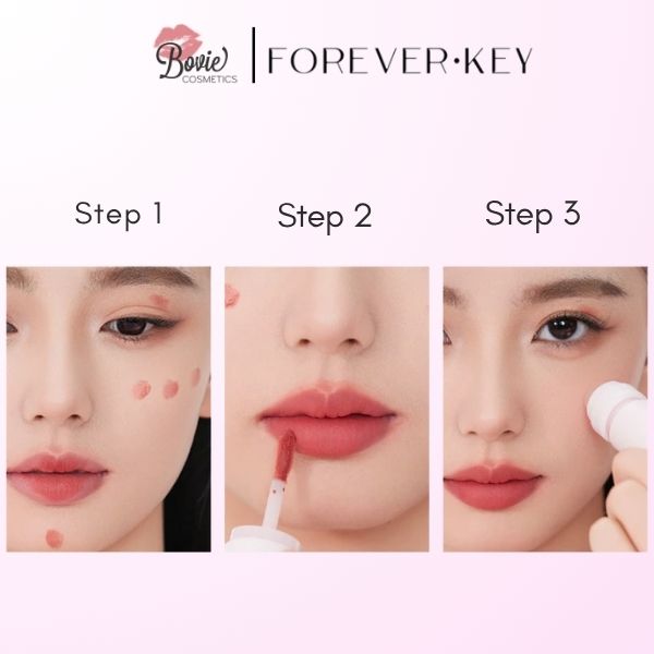 Son Kem Bùn Đa Năng Mắt Môi Forever Key Fluffy Cloud Multi-Purpose Cream 4g