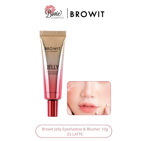 Kem Má Hồng Và Phấn Mắt Browit By NongChat Jelly Eyeshadow & Blusher 10g