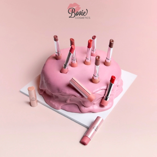 Son Bóng Dưỡng Môi Có Màu 3CE Glazy Lip Glow 5g