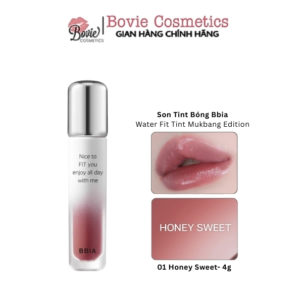 Son Tint Bóng Bbia Water Fit Tint Mukbang Edition 4g