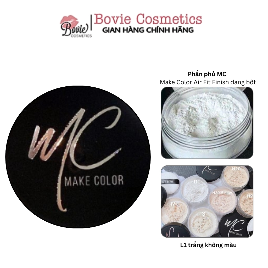 Phấn Phủ Bột Thủy Tinh 5in1 Mc Make Color Air Fit Finish Loose Powder 35g