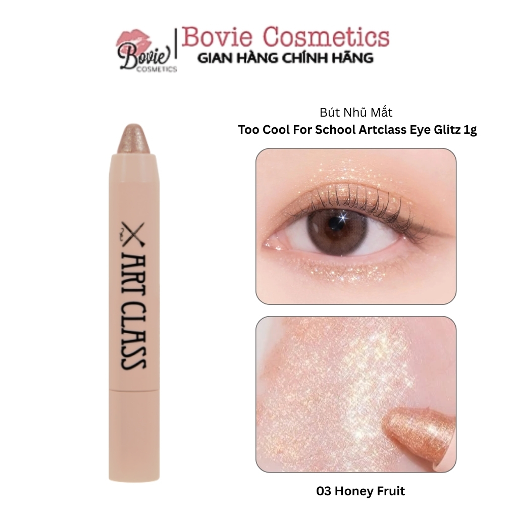 Bút Nhũ Mắt Đa Năng Too Cool For School Art Class Eye Glitz 1G