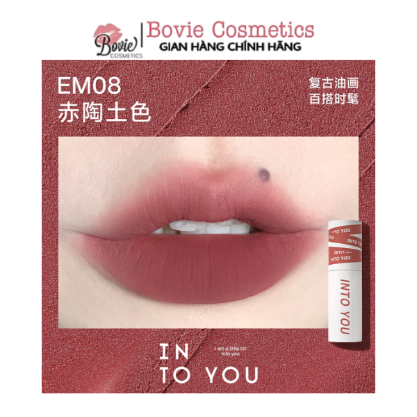 Son Kem Bùn & Má Hồng Mịn Môi Lâu Trôi Into You Shero Super Matte Lip & Cheek Mud 2g