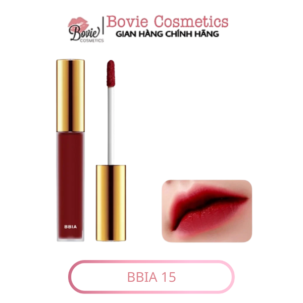 (Vegan - 2023) Son kem lì Bbia Last Velvet Lip Tint Version 8 Full màu