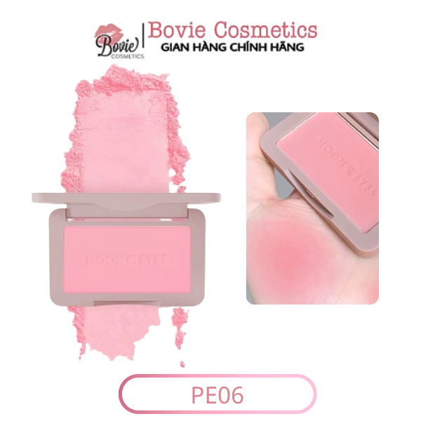 Phấn má hồng Moon Eyes / MoonEyes Color dạng bột mịn tạo khối trang điểm tự nhiên lâu trôi