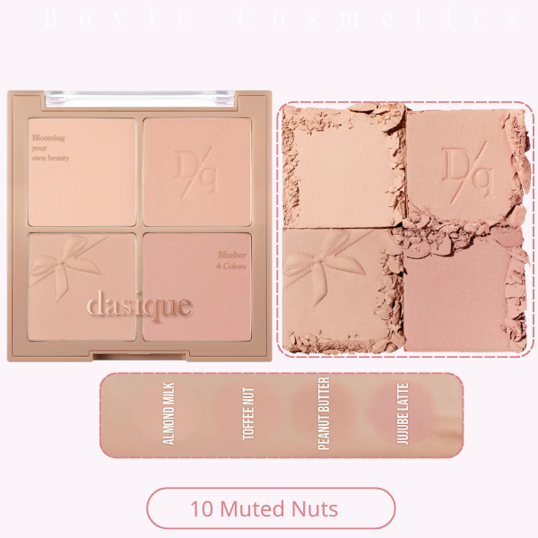 Phấn Má Hồng Dasique Blending Mood Cheek 4 ô