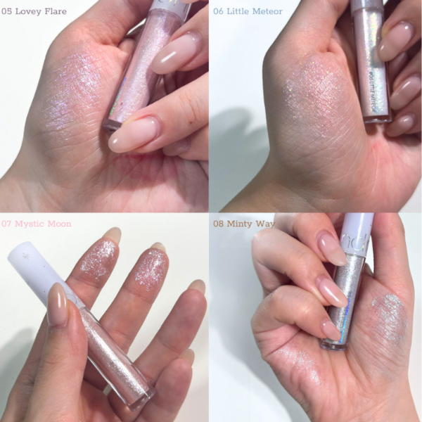 Gel Nhũ Mắt Lấp Lánh, Bền Màu, Lâu Trôi Romand The Universe Liquid Glitter