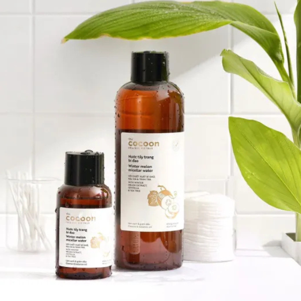 Nước tẩy trang bí đao Cocoon tẩy sạch makeup & giảm dầu