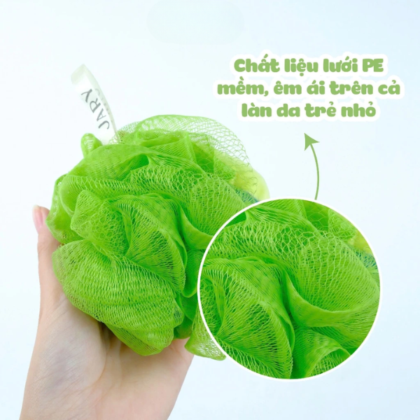 BÔNG TẮM XƠ MƯỚP CÓ MÚT JARY LOOFAH SPONGE- BÔNG TẮM TRÁI CÂY JARY LOOFAH BATH SPONGE
