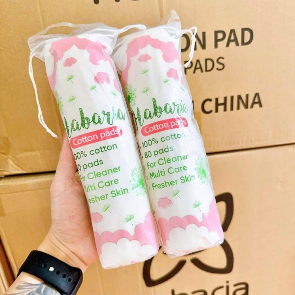 Bông Tẩy Trang Habaria Cotton Pads