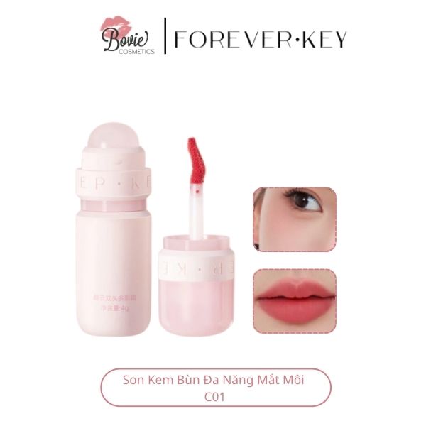Son Kem Bùn Đa Năng Mắt Môi Forever Key Fluffy Cloud Multi-Purpose Cream 4g