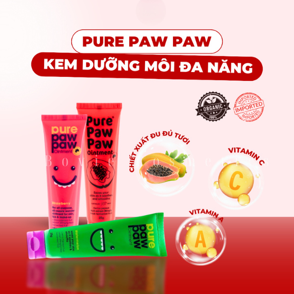 Dưỡng Môi Đa Năng Pure Paw Paw Ointment Cấp Ẩm 25g