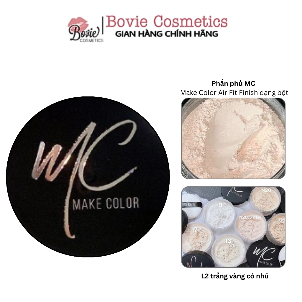 Phấn Phủ Bột Thủy Tinh 5in1 Mc Make Color Air Fit Finish Loose Powder 35g
