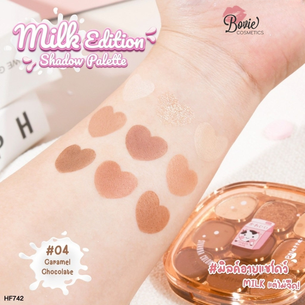 Bảng Phấn Mắt Sivanna Colors Milk Edition Eyeshadow Palette (HF742)