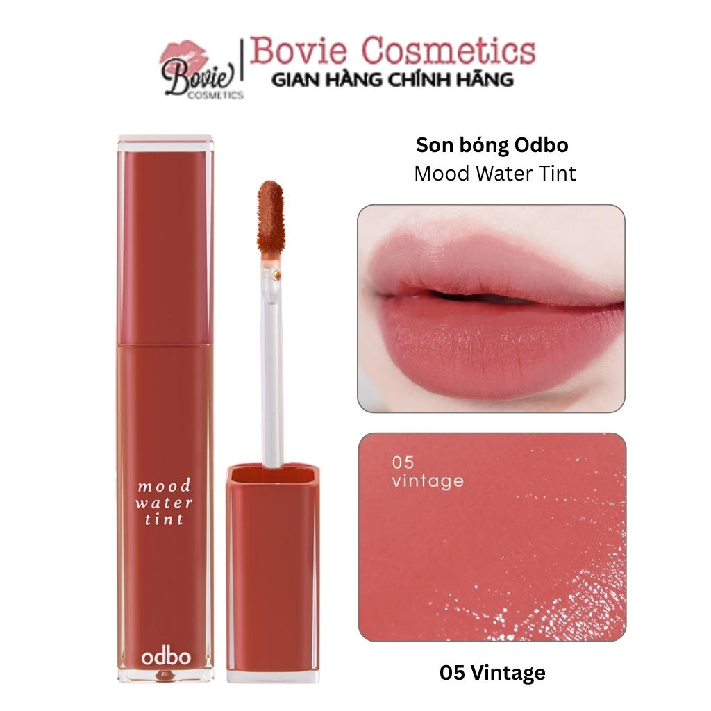 Son Odbo Mood Water Tint Chất Son Mỏng Nhẹ Không Khô Môi 2.5g OD5007