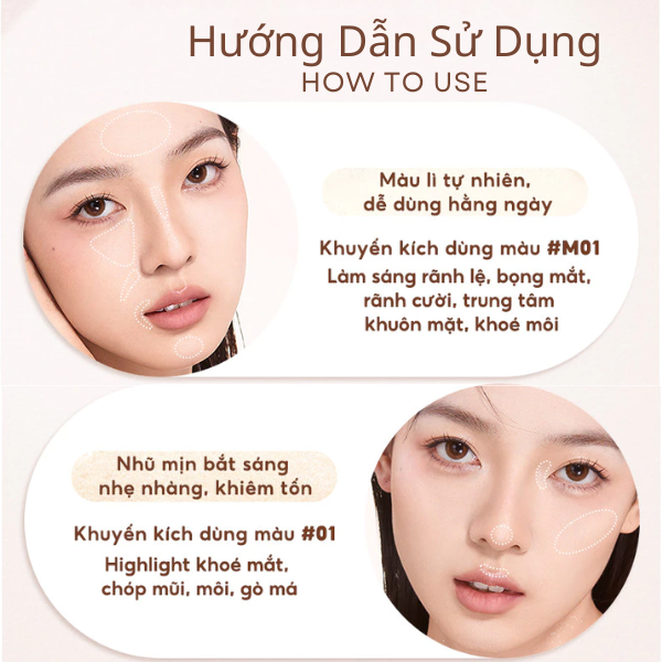 JUDYDOLL Phấn Bắt Sáng Màu Sắp Lấp Lánh Quyến Rũ Highlighting Powder