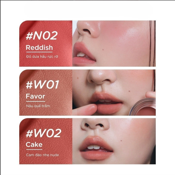 Má hồng kem Judydoll Watery Multiuse Color Balm đa năng