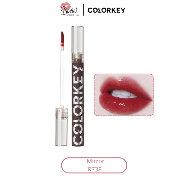 Son Tint Gương Bóng Bền Màu, Lâu Trôi Colorkey Airy Lip Mirror Series 1.7g