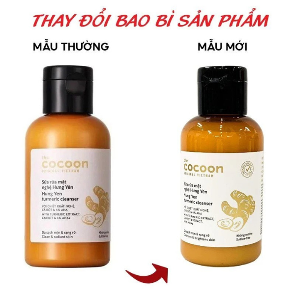 Sữa rửa mặt nghệ Hưng Yên Cocoon