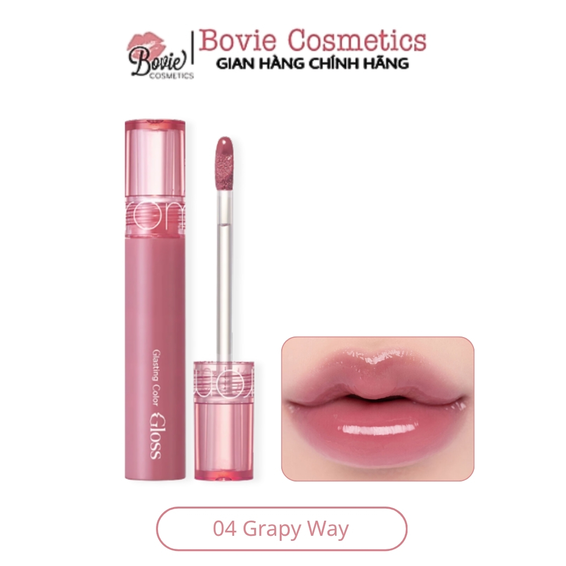 Son tint bóng Romand Glasting Color Gloss