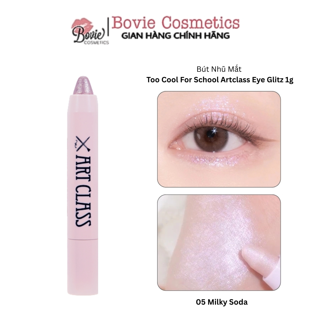 Bút Nhũ Mắt Đa Năng Too Cool For School Art Class Eye Glitz 1G