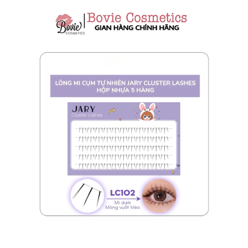 Mi cụm tự nhiên Jary Cluster Lashes