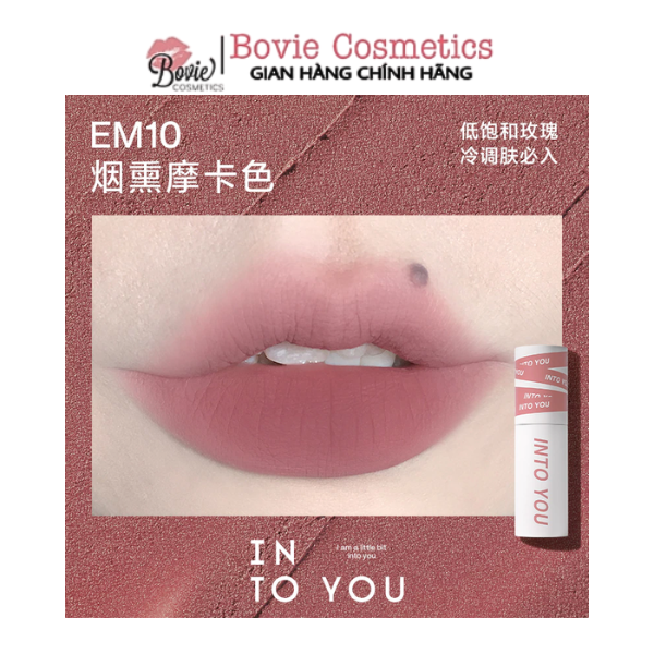 Son Kem Bùn & Má Hồng Mịn Môi Lâu Trôi Into You Shero Super Matte Lip & Cheek Mud 2g