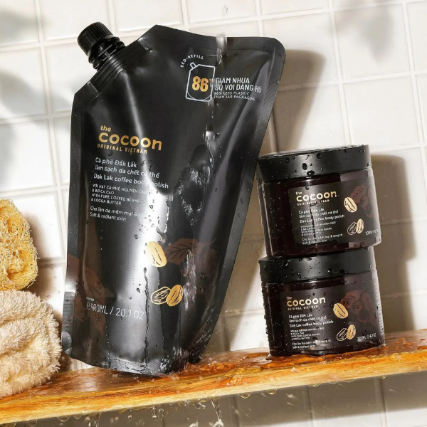 Tẩy tế bào da chết cơ thể Cocoon Cà phê Đắk Lắk
