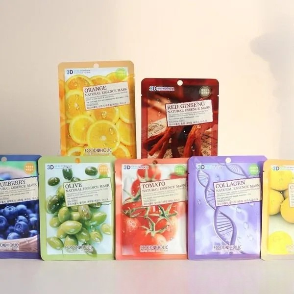 Mặt Nạ Dưỡng Da 3D Foodaholic Natural Essence Mask