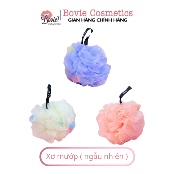 BÔNG TẮM XƠ MƯỚP CÓ MÚT JARY LOOFAH SPONGE- BÔNG TẮM TRÁI CÂY JARY LOOFAH BATH SPONGE