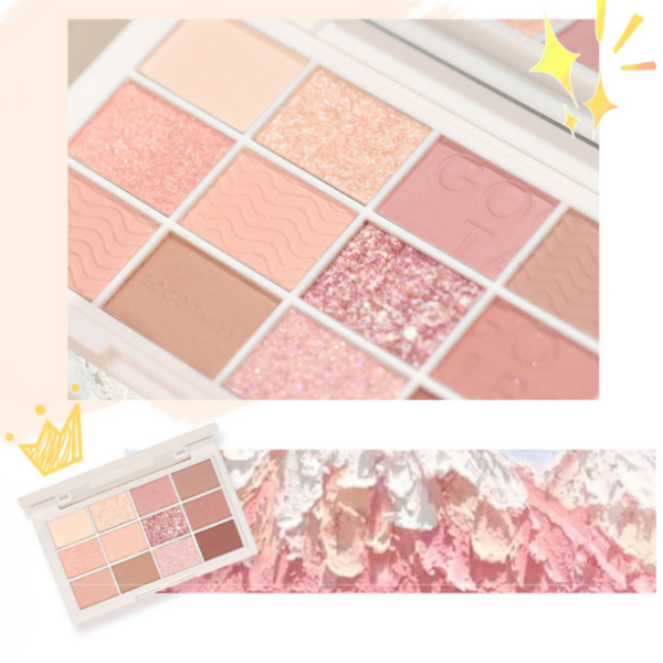 Bảng phấn mắt GOGO TALES Pink mist girl eyeshadow palette