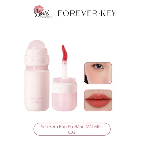 Son Kem Bùn Đa Năng Mắt Môi Forever Key Fluffy Cloud Multi-Purpose Cream 4g
