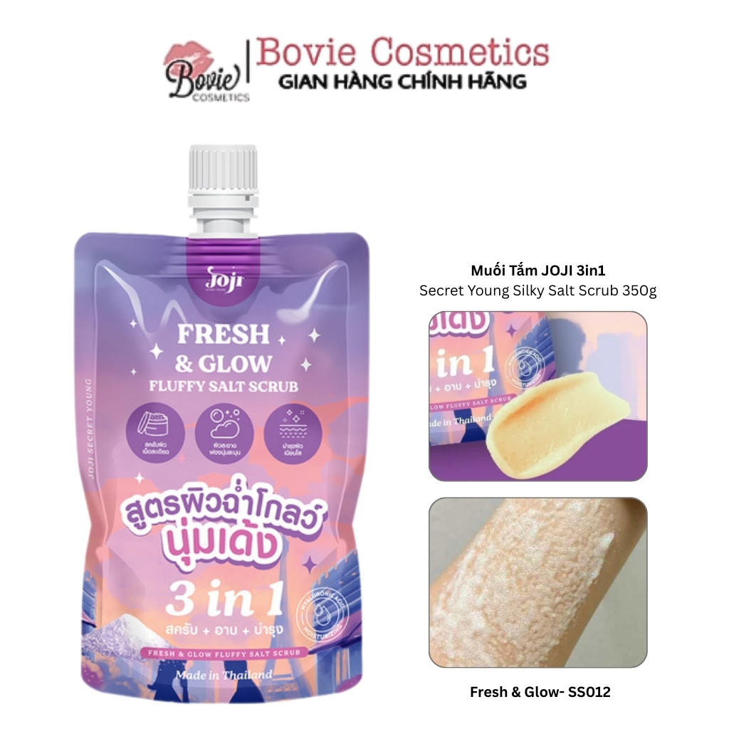 Muối Tắm Tẩy Tế Bào Chết Sáng Mịn Joji Secret Young Spa Salt Scrub 350g